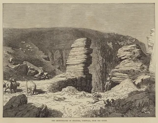 The Amphitheatre of Beliddea, Cornwall, from Pen Olver